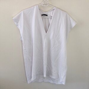 Zara white top